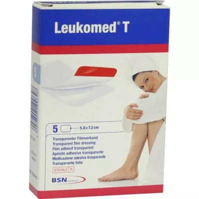 LEUKOMED cerotto sterile trasparente 5x7,2 cm, 5 pz LEUKOMED cerotto sterile trasparente 5x7,2 cm, 5 pz