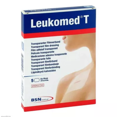 LEUKOMED cerotto sterile trasparente 8x10 cm, 5 pz LEUKOMED cerotto sterile trasparente 8x10 cm, 5 pz