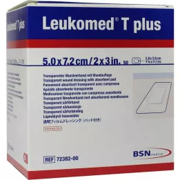 LEUKOMED transp.plus cerotti sterili 5x7,2 cm, 50 pz