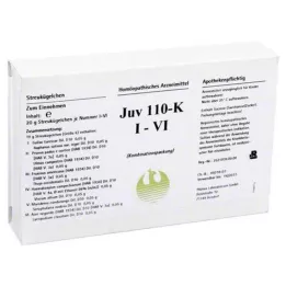 JUV 110 K I-VI globuli, 6x20 g