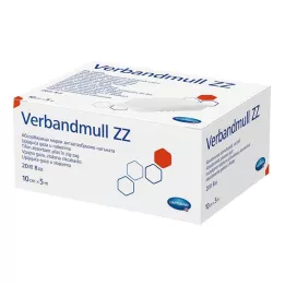 Verbandsmull Hartmann 10 cmx5 m Zigzag, 1 pz