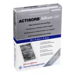 ACTISORB 220 Silver 6.5x9,5 cm Commress, 10 pz