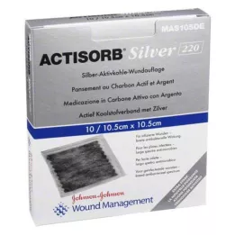 ACTISORB 220 Compresse sterili argento 10,5x10,5 cm, 10 pz