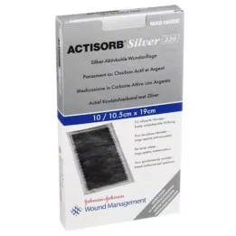 ACTISORB 220 Compresse sterili argento 10,5x19 cm, 10 pz