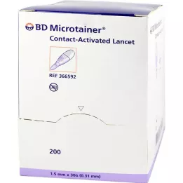 BD MICROTAINER Lanzette Lila 30 g 1,5 mm, 200 pz