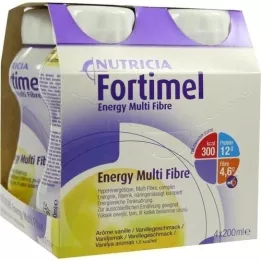 FORTIMEL gusto di vanillge multifii energetici, 4x200 ml