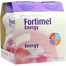 FORTIMEL Energy Strawberry Taste, 4x200 ml