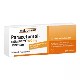 PARACETAMOL-ratiopharm 500 mg compresse, 20 pz
