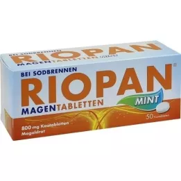 RIOPAN compresse di stomaco Mint 800 mg compresse da masticare, 50 pz