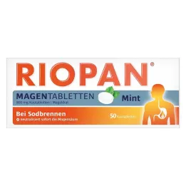 RIOPAN Magen Tabletten Mint 800 mg compresse masticabili, 50 pz