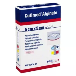 CUTIMED Alginato Compresse di alginato 5x5 cm, 10 pz