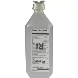 RINGER LÖSUNG DAB 7 Plastica, 500 ml