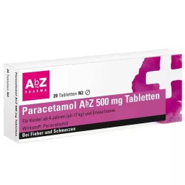 PARACETAMOL AbZ 500 mg compresse, 20 pz