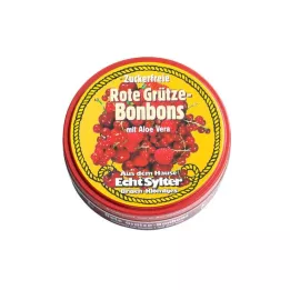 ECHT SYLTER Caramelle gommose al ribes rosso senza zucchero, 70 g