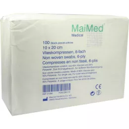 VLIESKOMPRESSEN 10x20 cm non sterile 6 strati, 100 pz