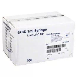 BD PLASTIPAK Spr.1 ml Luer Lok 3 parti, 100X1 ml