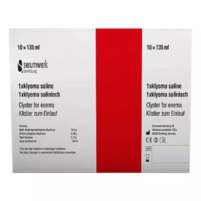 KLYSMA 1x soluzione salina, 10X135 ml