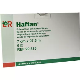 HAFTAN Benda in schiuma 7 cmx27,5 m, 6 pz