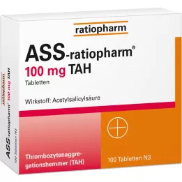 ASS-ratiopharm 100 mg TAH compresse, 100 pz