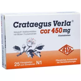 CRATAEGUS VERLA COR 450 mg compresse con pellicola, 25 pz
