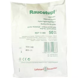 RAUCOTUPF Tamponi di cotone grandi, 50 pz