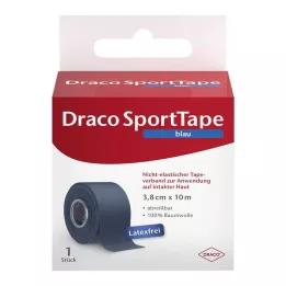 DRACO TAPEVERBAND 3,8 cmx10 m blu, 1 pezzo