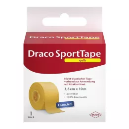 DRACO TAPEVERBAND 3,8 cmx10 m giallo, 1 pz