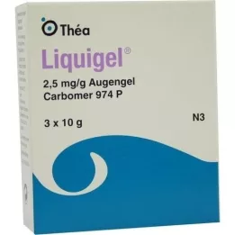 LIQUIGEL Gel per gli occhi, 3X10 g
