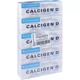 CALCIGEN D 600 mg/400 I.E. compresse effervescenti, 50 pz