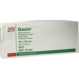 GAZIN Garza comp. 10x10 cm non sterile 32 interventi, 50 pz