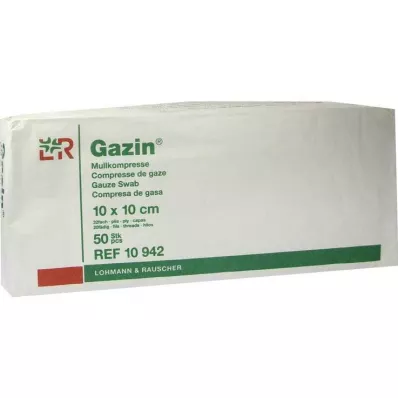 GAZIN Garza comp. 10x10 cm non sterile 32 interventi, 50 pz GAZIN Garza comp. 10x10 cm non sterile 32 interventi, 50 pz