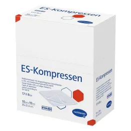 ES-KOMPRESSEN sterile 10x10 cm 8 volte, 25X2 pz