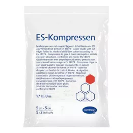 ES-KOMPRESSEN sterile 5x5 cm 8 vie, 5X2 pz