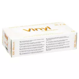 VINYL Guanti medi, 100 pz