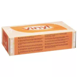 VINYL Guanti senza polvere medium, 100 pz