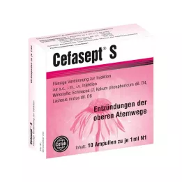 CEFASEPT S Soluzione iniettabile, 10 pz