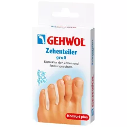 GEHWOL Divisore per dita in gel polimerico grande, 3 pezzi