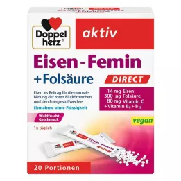 DOPPELHERZ Ferro-Femin DIRECT Pellet, 20 pz