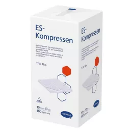 ES-KOMPRESSEN non sterile 10x10 cm 16 vie, 100 pz