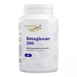 BETA-GLUCAN 500+ capsule di vitamina C+zinco, 90 pz