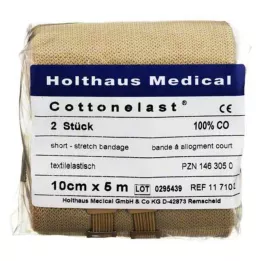 KURZZUGBINDE Cottonelast 10 cmx5 m, 2 pz