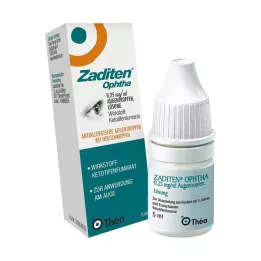 ZADITEN ophtha 0,25 mg/ml collirio, 1X5 ml