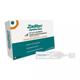 ZADITEN ophtha sine 0,25 mg/ml collirio monodose, 20 pz