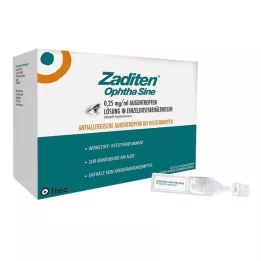 ZADITEN ophtha sine 0,25 mg/ml collirio monodose, 50 pz