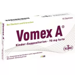 VOMEX Supposte per bambini 70 mg Forte, 10 pz