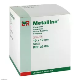 METALLINE Compresse 10x12 cm sterili, 50 pz