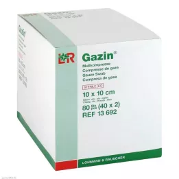 GAZIN Garza comp.10x10 cm sterile 12 strati, 40X2 pz