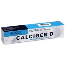 CALCIGEN D 600 mg/400 I.E. compresse effervescenti, 20 pz