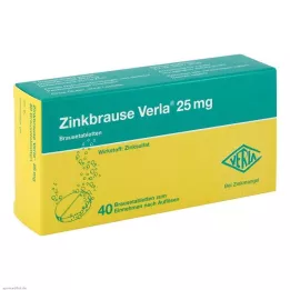 ZINKBRAUSE Verla 25 mg compresse effervescenti, 40 pz
