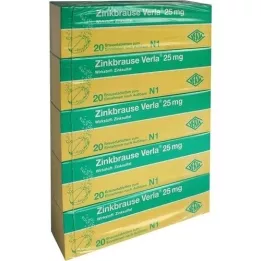 ZINKBRAUSE Verla 25 mg di compresse effervescenti, 100 pz